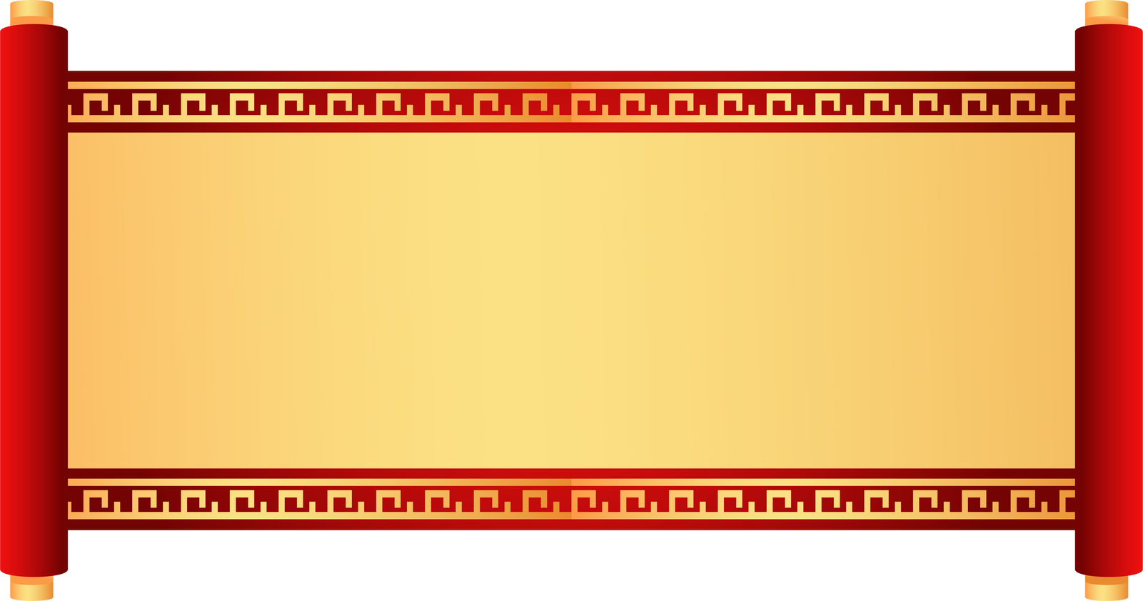 Chinese Scroll Banner